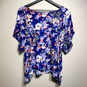 Maeve Anthropologie Floral Printed Blouse
